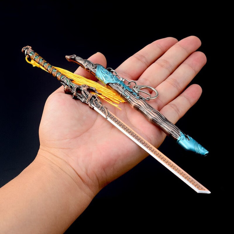 菲利捷沧元图手办武器模型柳七月周边烈阳神弓孟川的刀全金属摆件