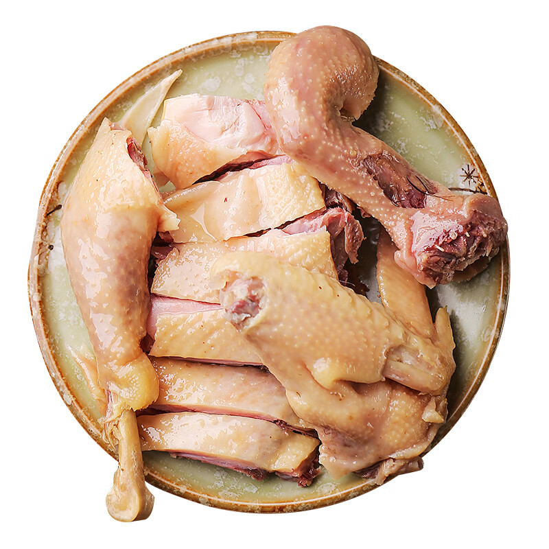 翼若天云盐水鸡白切鸡卤味盐焗鸡白斩鸡口水鸡肉卤味熟食下酒菜真空