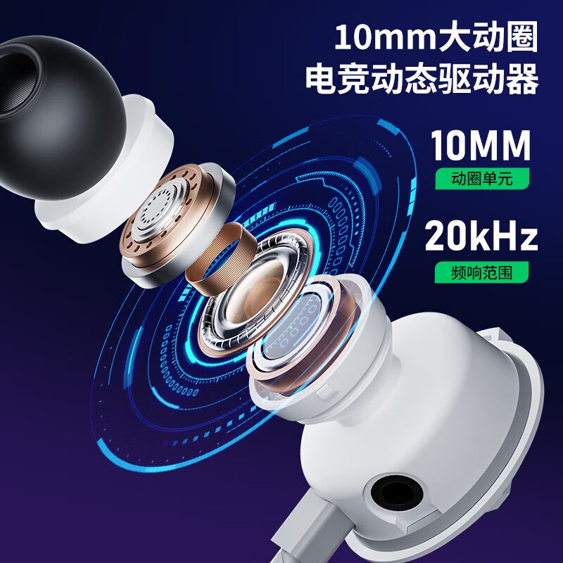 浦记(PLEXTONE)RX3Pro游戏耳机入耳式有线手机带麦克风耳塞电竞吃鸡和平精英听声辨位重低音圆孔脚步声增强TYPEC RX3Pro赛博灰【3.5mm】主播推荐