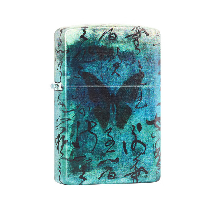 佐罗新款庄生梦蝶煤油打火机黄铜彩印高颜值复古防风男士生日礼盒装 庄生梦蝶豪华版