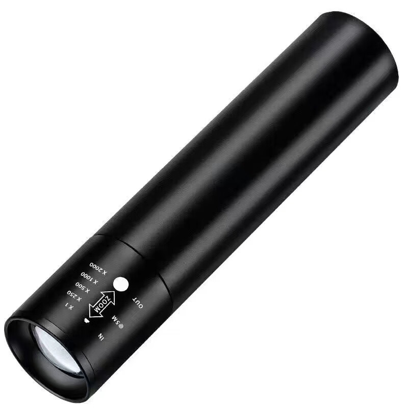 俪斋红光灯红光手电筒酒店检测防偷拍养蜂灯 黑色