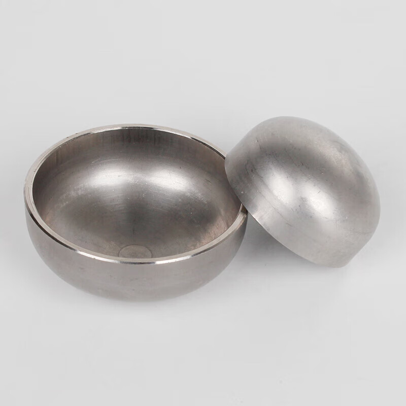 304不锈钢封头椭圆管帽焊接管道 钢管塞封口盖堵头压力罐堵帽盖帽 Φ