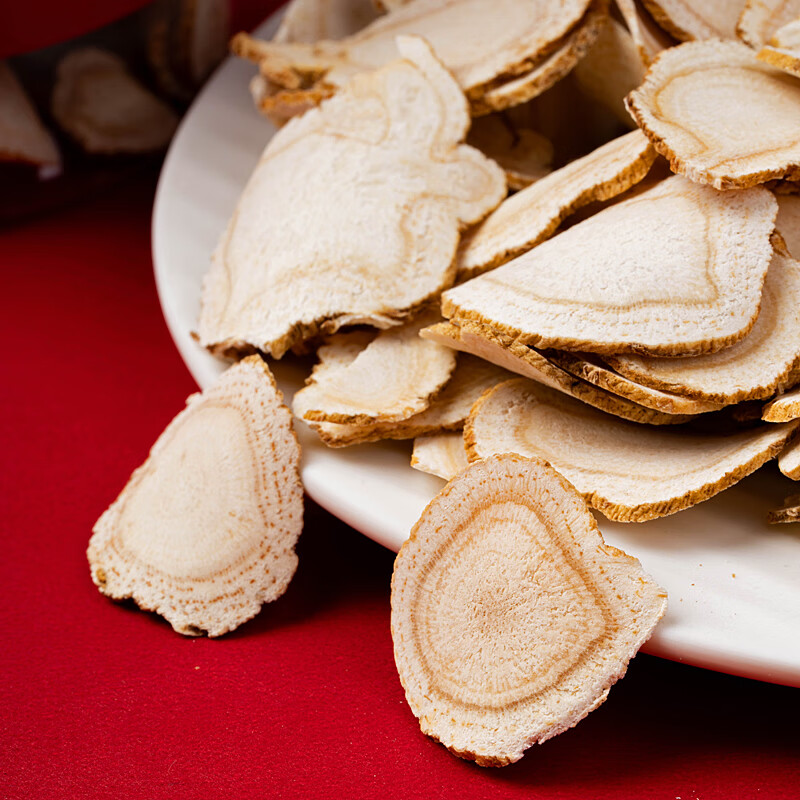 格朗科加拿大西洋参小片5年份足龄80克自用滋补营养皂苷含量高送长辈 50克中片袋装（平均直径15mm）