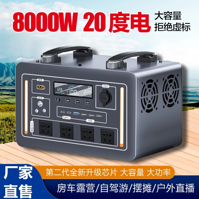 ǳƶԴ220VʱЯԼֱӦܱܻͣ籸ð̯﮵ 3600W 6200Wh /36006.2ȵ4489Ԫ