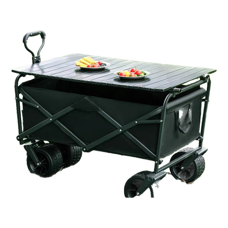 闲鸟（XIANNIAO）户外露营车折叠野餐车手拉车营地小推车郊游拖车野营车便捷拉杆车