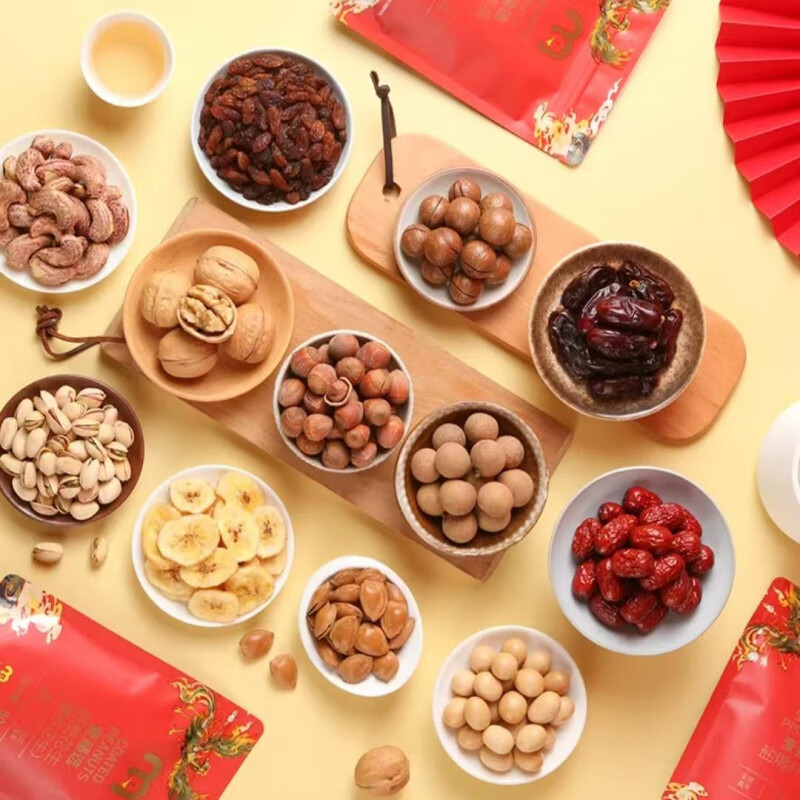 麦臻选麦德龙 麦臻选瑞兽贺岁坚果果干礼盒 麦臻选心意礼组合 1.2kg