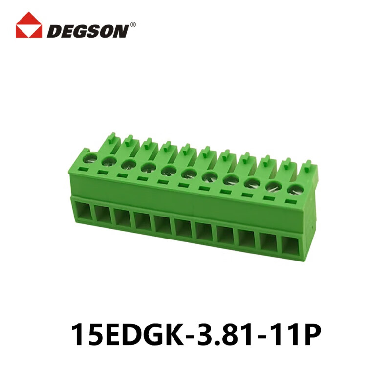 高松DEGSON高正高松15EDGK-3.81mm插拔式PCB接线端子KF2EDGK凤凰MC1,5 15EDGK-3.81-11P