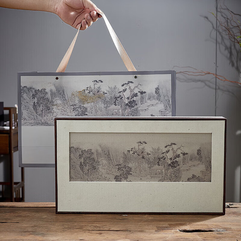 端匠汝窑繁花似锦茶具整套装日式功夫泡盖碗红绿茶家用办公高档送礼盒 万花复古汝窑茶具套装-礼盒装