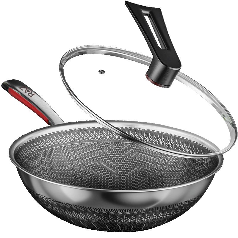 RAZ �¹���ճ������316����ֳ��˹����ù���ƽ�׹�ȼ������¯ͨ�� [�в��]�ھ�32���⾶ 34cm