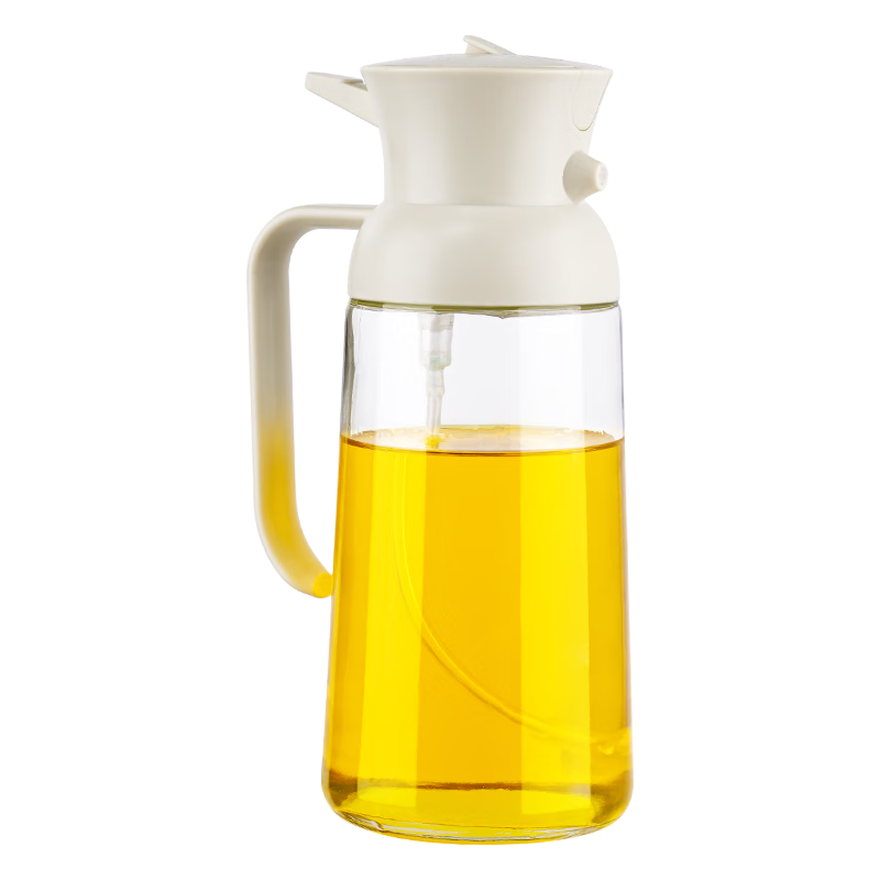 喜碧（Scybe）油壺家用醬油醋調(diào)料瓶油罐噴倒兩用油噴壺玻璃噴油瓶希爾550ml