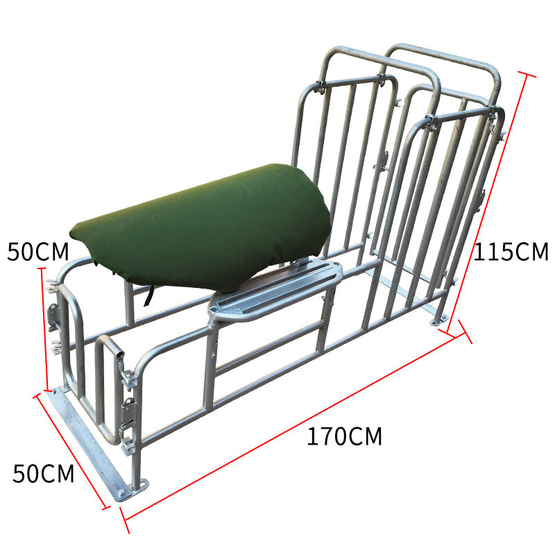艾风格(aifengge)猪用配种架子小母猪大公猪配种栏爬猪架种猪采精架子