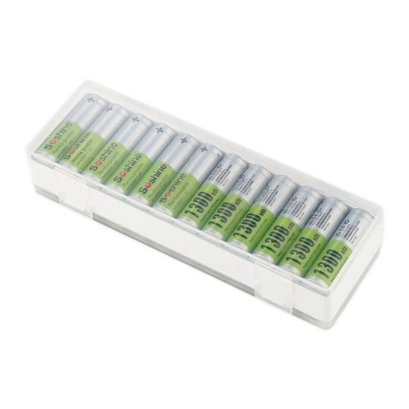 lism24节5号电池收纳盒五号电池盒带开关电池槽保护盒电池仓塑料盒子