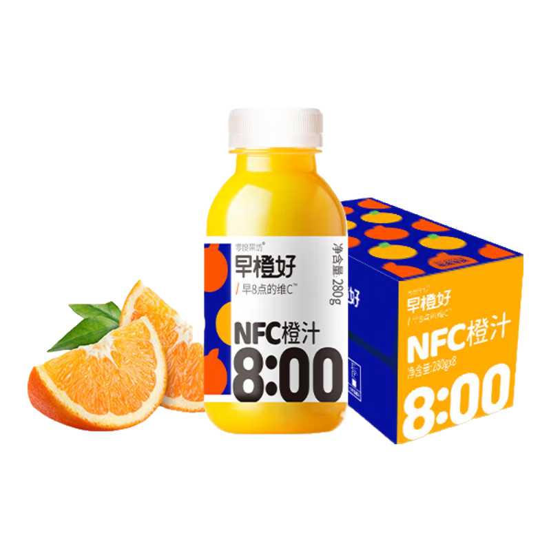 ȹNFC֭Ⱥù֭100%ʹ ѹե280g*8ƿ44.99Ԫ