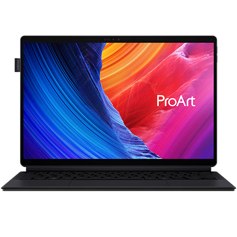 ASUS 华硕 ProArt 创X 13英寸二合一笔记本电脑 黑色（高通 骁龙X Plus、高通骁龙核显、16GB、1TB+2880*1800、OLED、60Hz、HT5306）