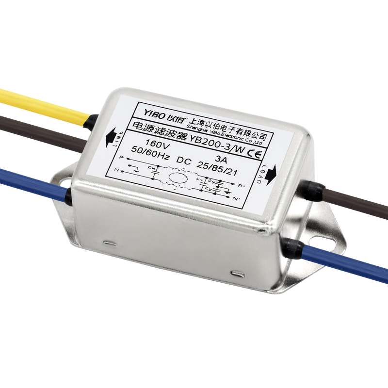 �Բ���YIBO��EMIֱ����Դ�˲���220V������12V24V36V��������YB200/YB220 YB220-3A��˫���˲�������ʽ
