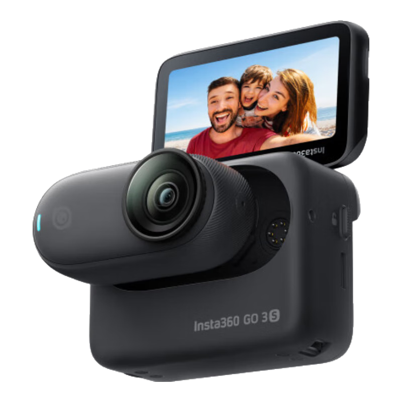 国补、plus会员：Insta360 GO 3S 拇指运动相机 星曜黑 64G 标准套装