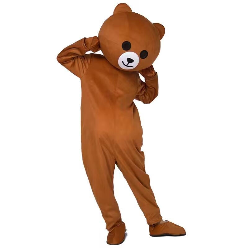 浅色开心布朗熊套装* 150-165140斤以内