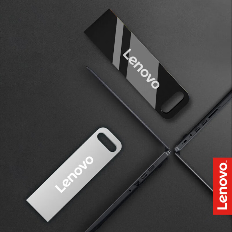 联想(Lenovo)U盘 USB3.2闪存盘 高速传输U盘 金属 移动便捷 办公商务优盘2.0车载U盘优盘 SX110 枪色2.0+精美钥匙扣 16GB