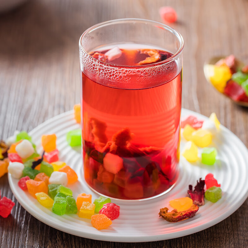 维霆花果茶水果茶花茶组合巴黎香榭蓝莓洛神纯果粒茶果干泡水冷泡茶包