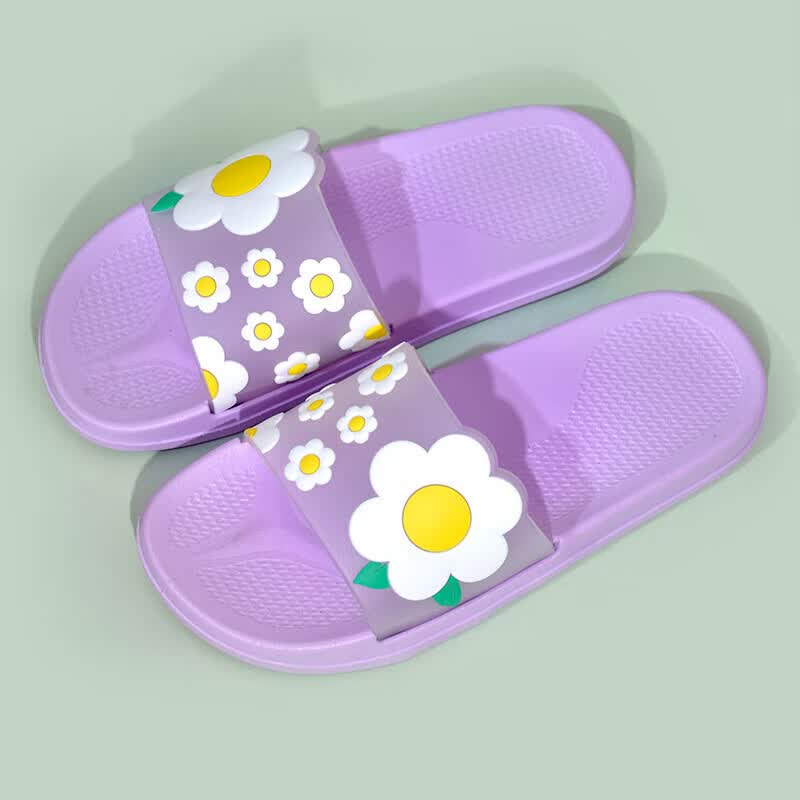 fyp拖鞋夏新款外穿平底鞋海边一字拖女士沙滩鞋子防滑厚底拖鞋女 紫色