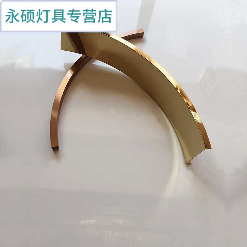 珍维亚弧形不锈钢装饰线条天花吊顶圆弧收口条客厅背景墙金属包边