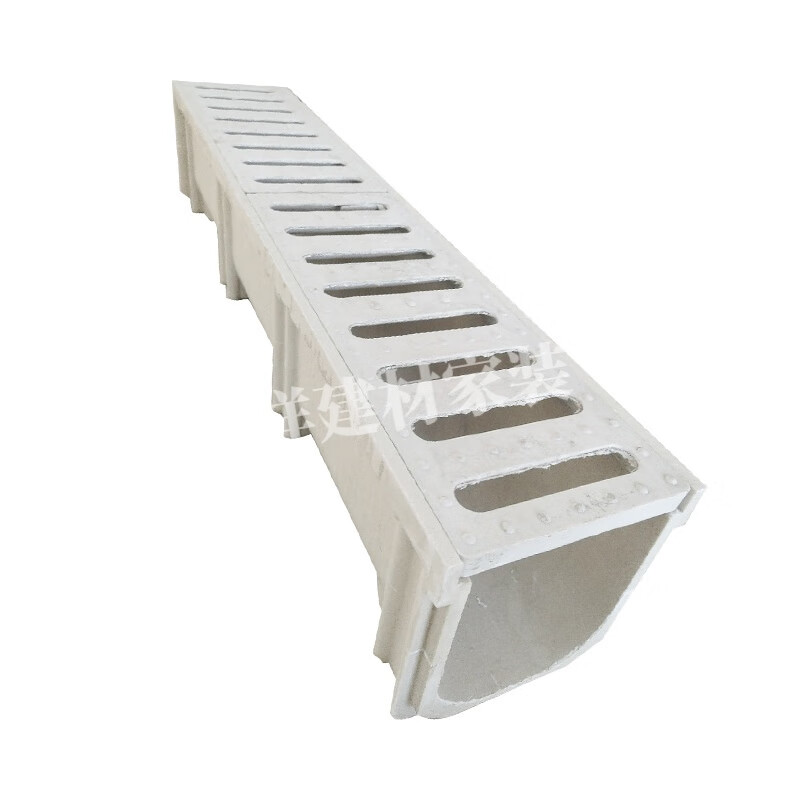 澳颜莱复合树脂u型排水沟 加厚高分子排水管道线性沟槽诚品排水地沟