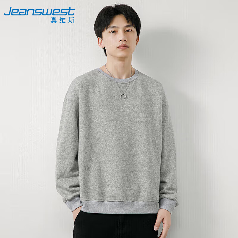 ��ά˹��JEANSWEST��������ʿ��ɫins������2025��������Բ����ͷ���г���T����ɫXL