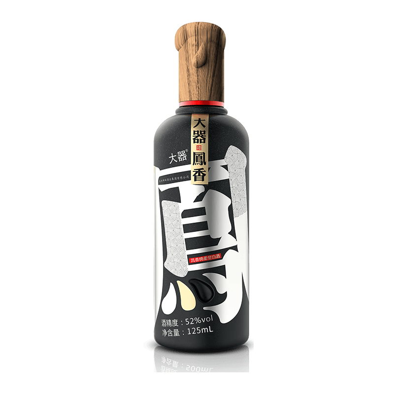 柳林酒大器凤香酒(生活版9库)凤香绵柔型白酒52度125ml*4瓶礼盒装 52%vol 125mL 4瓶 大器凤香酒(生活版9库)礼盒装