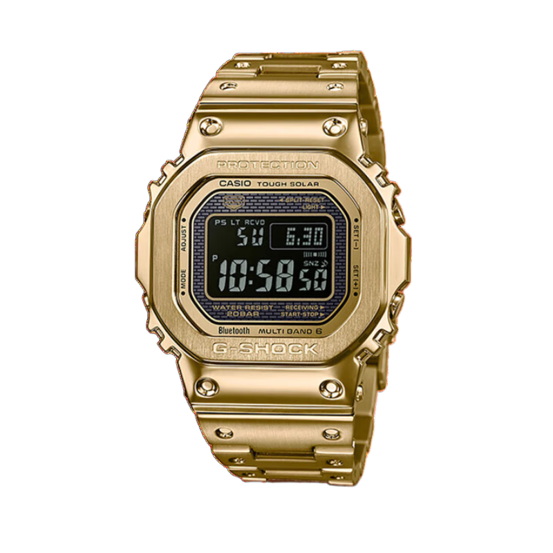 ���ڲ���������ŷ��CASIO��G-SHOCK�б�С����������������ֵ粨�๦���˶�������ĺɫ�ֱ� �粨+̫����+����GMW-B5000GD-9
