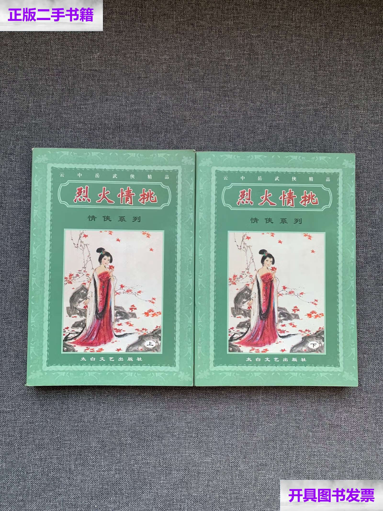 【二手9成新】云中岳武侠精品--烈火情挑(上下) /云中岳 太白文艺