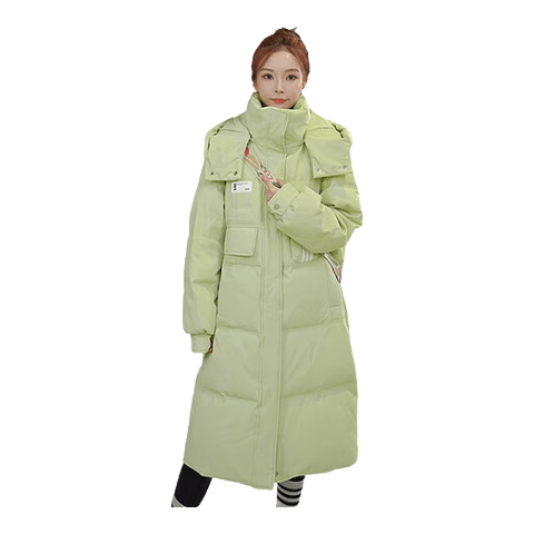 鸭鸭（YAYA）羽绒服女中长款冬季新款时尚休闲百搭可拆卸帽加厚防寒保暖外套XB 黑色 M (160)