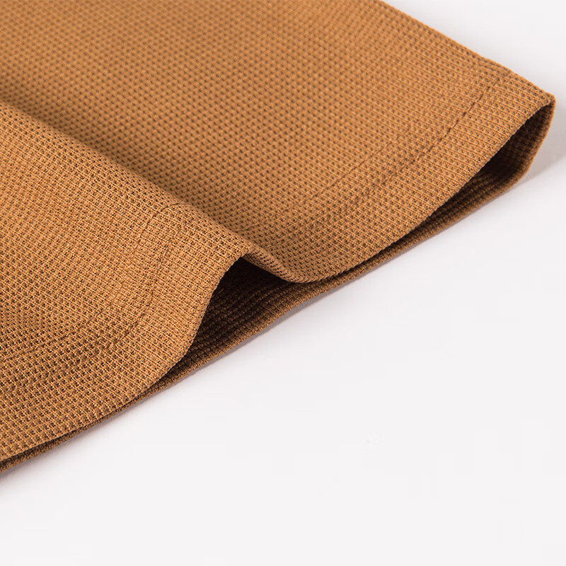 罗蒙(ROMON)华夫格凉感圆领短袖t恤衫男士夏季款中青年休闲冰丝半袖透气上衣 夜兰 XL 175 (适合120-140斤)