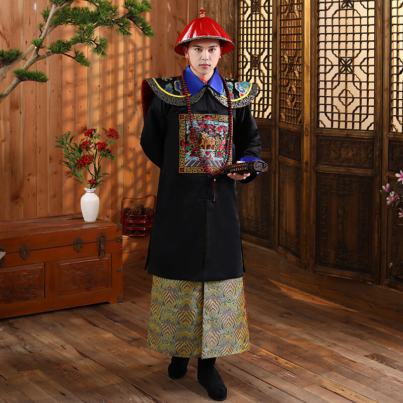 馨兰芙曼清朝官服冬影视服装清朝官员侍郎官服朝服大臣服王爷服剧组群