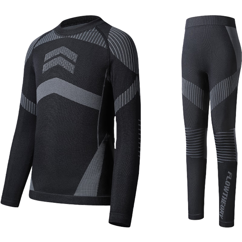 Flow Theory��ͯ��ѩ�ٸ�����װ��ů�ź�͸������ѹ���������� �ڻ�ɫ 130 219Ԫ