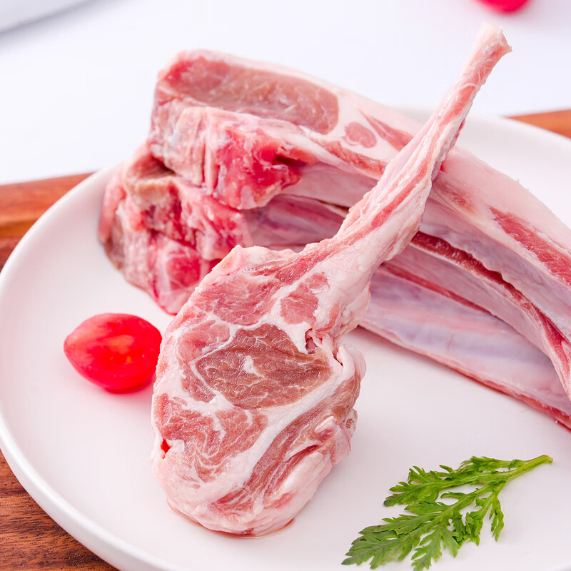 鲜灵岛澳洲精品原切羊肉羊肋排羊排新鲜烧烤小切食材新鲜冷链运输 原
