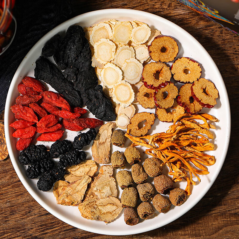 人参枸杞养生茶 玛咖黄精桑葚红枣覆盆子蛹虫草八宝茶男人滋补男士