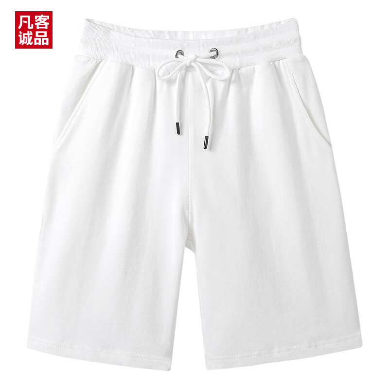 凡客诚品五分裤男2024夏季新款纯棉休闲裤直筒中裤裤子装 灰色 4XL