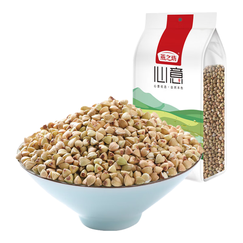 燕之坊 荞麦米2斤 五谷杂粮粥米粗粮大米伴侣