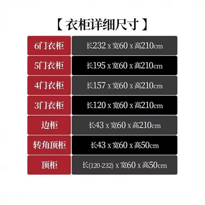 笙苑2024新款实木衣柜中式大衣柜2门3门4门组合6门简约衣柜组装衣橱房 胡桃色 4门+顶+角柜长1.97米高2.6米