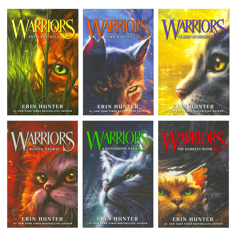 英文原版进口 猫武士第一二三四五六七部曲套装 Warriors 送音频 奇幻小说 章节桥梁书 传奇的猫族 5-15岁儿童成长励志故事绘本 少儿英文小说 Harper Collins 猫武士 一部曲6