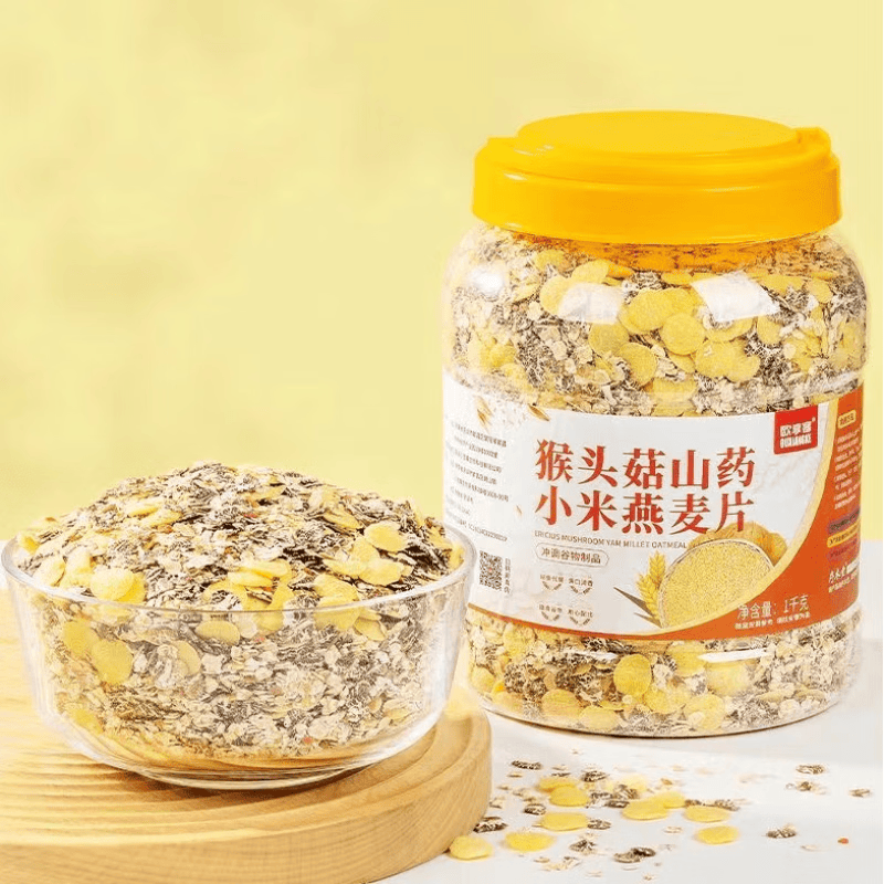 杨晋记101猴头菇山药小米燕麦片无蔗糖免煮营养麦片 一桶1kg怎么样,好用不?