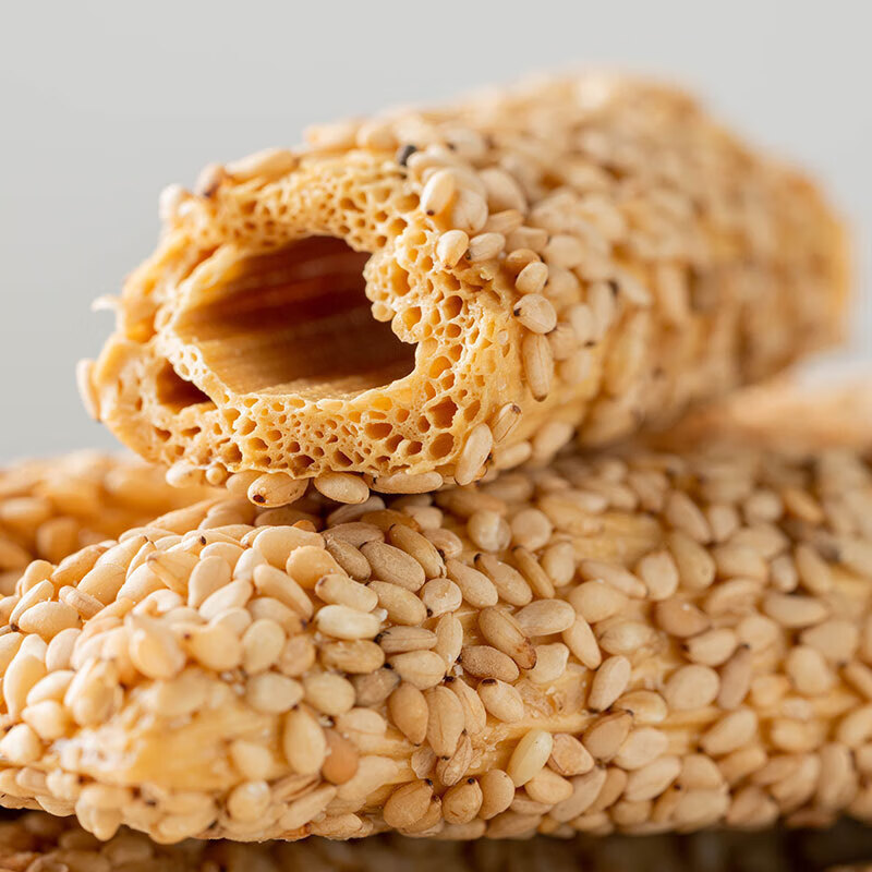 宜享健康麻糖棍老式河南纯手工怀旧芝麻糖空心芝麻棒传统灶糖麦芽 500