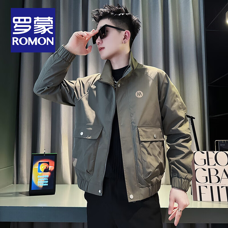 ���ڲ��������ɣ�ROMON��������װ������Ʀ˧�ٴ�̿�п���װ2025�¿���ʿ���д�װ���·� ����ɫ������ M ����90-110�� 167.9Ԫ