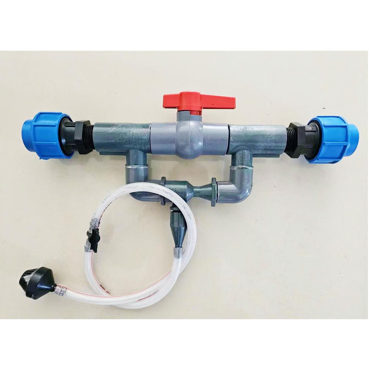 西樂文丘里新款施肥澆花藥機(jī)注吸肥器溫室大棚微噴滴灌套裝肥水一體化 32文丘里帶快接接頭