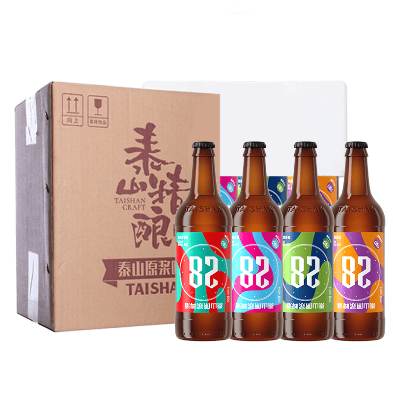 泰山啤酒泰山原浆啤酒28天鲜9度倒标全麦芽酿造啤酒整箱450ml*6瓶 450mL 6瓶 整箱装