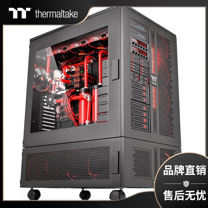 Thermaltake（Tt）Core WP200 黑色 国际版 机箱水冷电脑主机（双系统机箱/工作站机箱/个性组装方案）