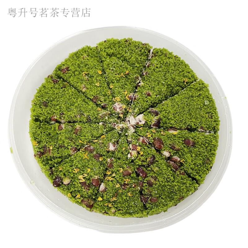 仁心食匠中华麦青红豆糕350g大麦苗汁糯米松糕中式糕点心桂花糕营养