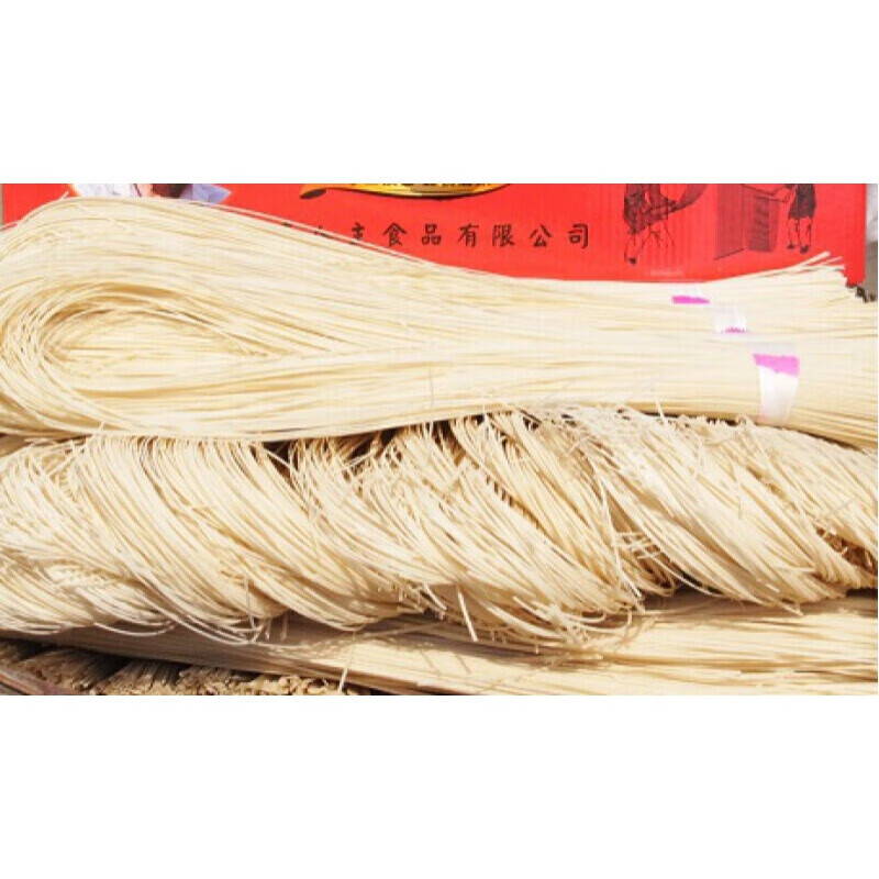 虎钢馋斤河南潢川空心贡面手工挂面固始人主挂面线面索面农家自制