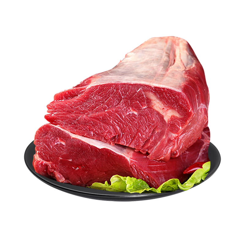 目无全牛 内蒙古国产原切牛腿肉1500g 大块牛后腿肉牛肉生鲜