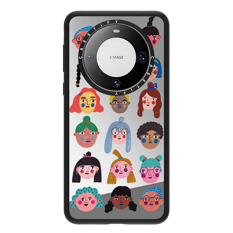 casetify 原版镜面满屏头像女孩 华为 mate 60